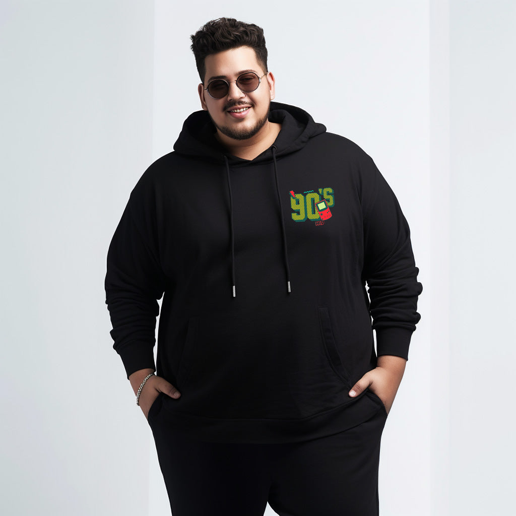 90s kid plus size hoodie