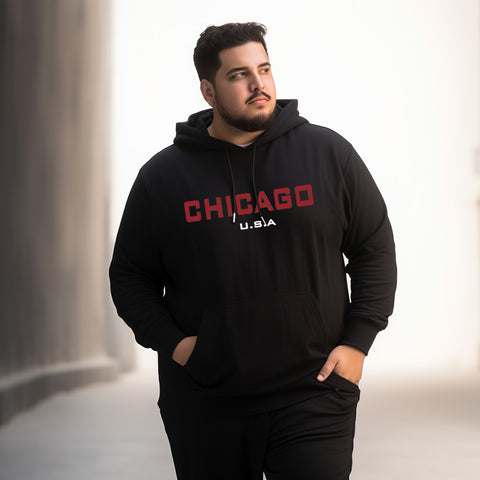 Chicago USA Plus Size Hoodie