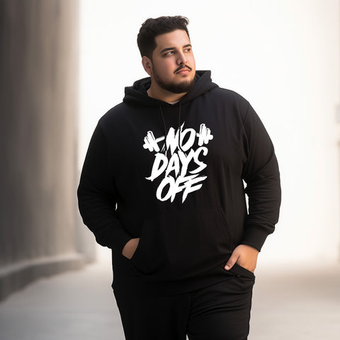 No Days off Plus Size Hoodie