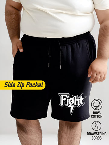 Fight Cotton Plus Size Shorts