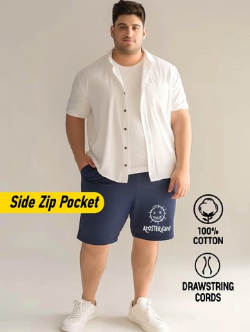 Amsterdam Cotton Plus Size Shorts