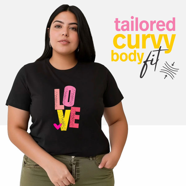 1Love Is The Answer Plus Size Women T-Shirt