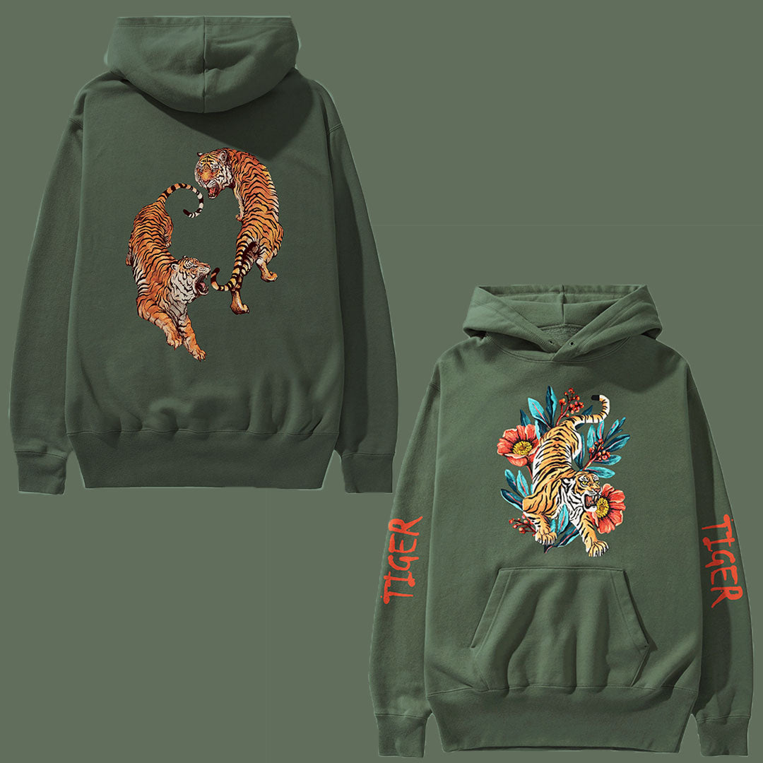 Roaring Tiger Unisex Hoodie - Toodlegram