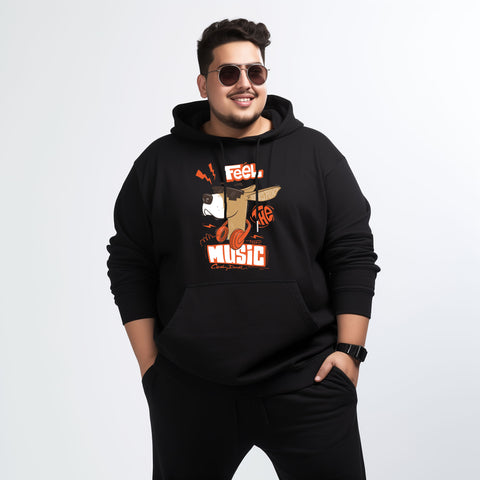 Fell The Music Plus Size Hoodie