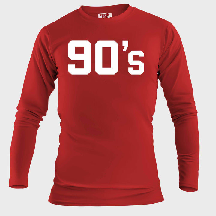 90s plus size full sleeve t shirt