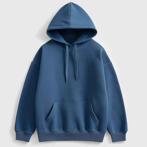 Solid Plus Size Hoodie