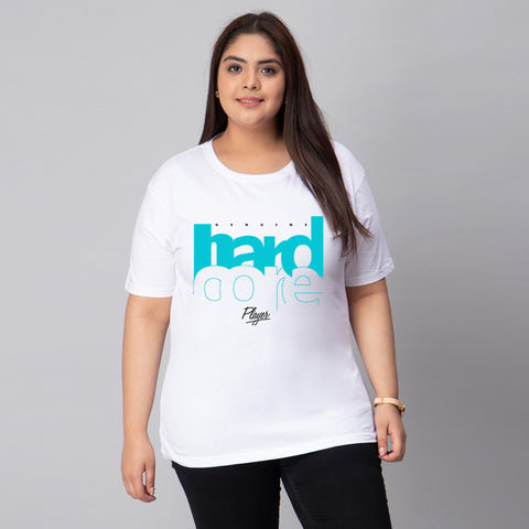 Hard Core Plus Size Women T-Shirt