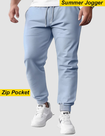 Solid Plus Size Jogger