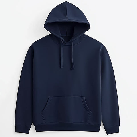 Solid Plus Size Hoodie