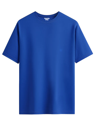 Royal Blue | Solid Round Neck Men's T-Shirt