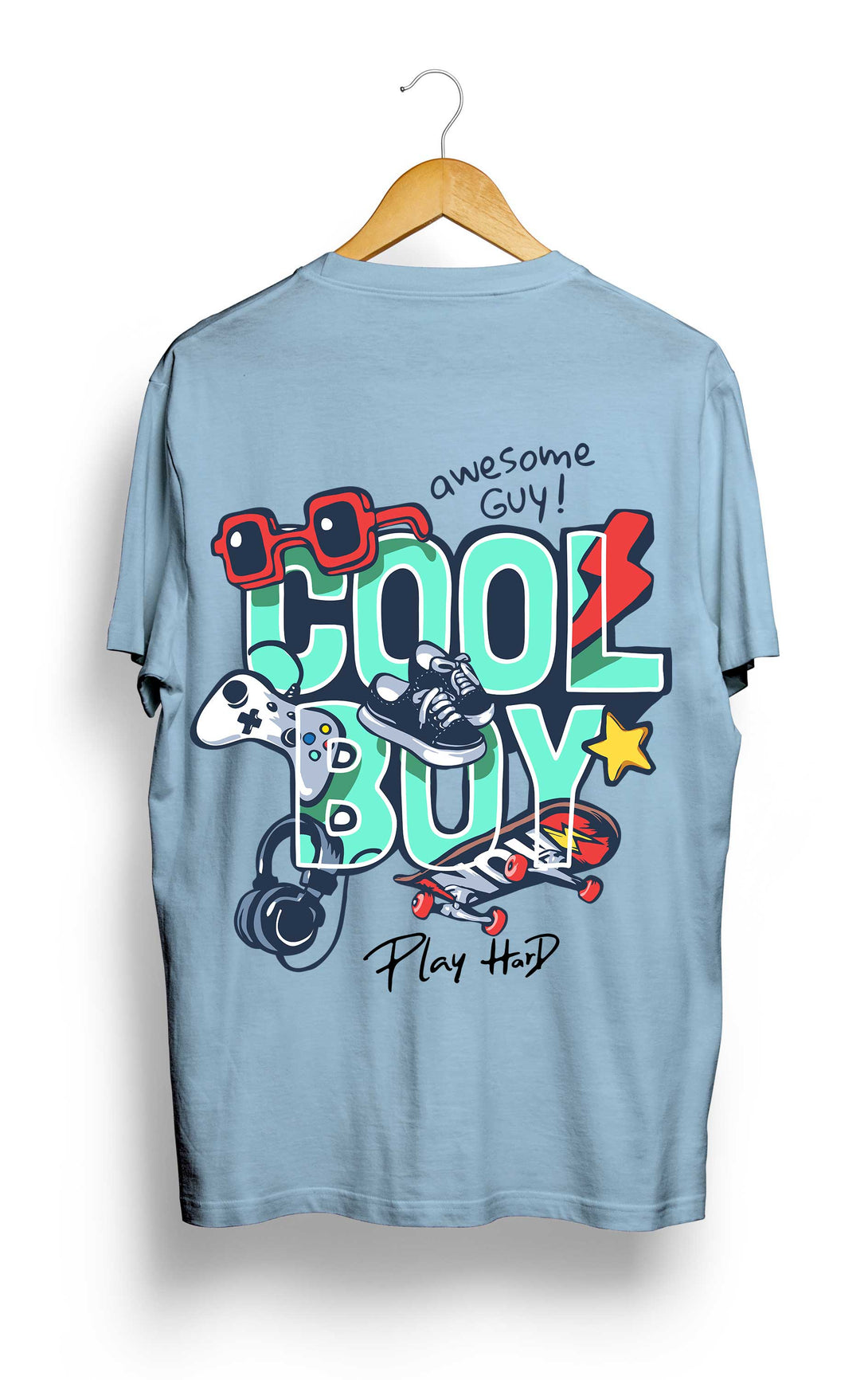 cool boy plus size t shirt