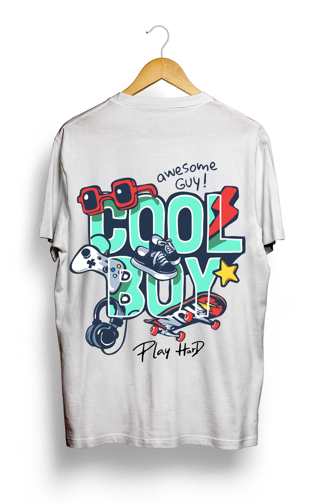 cool boy plus size t shirt