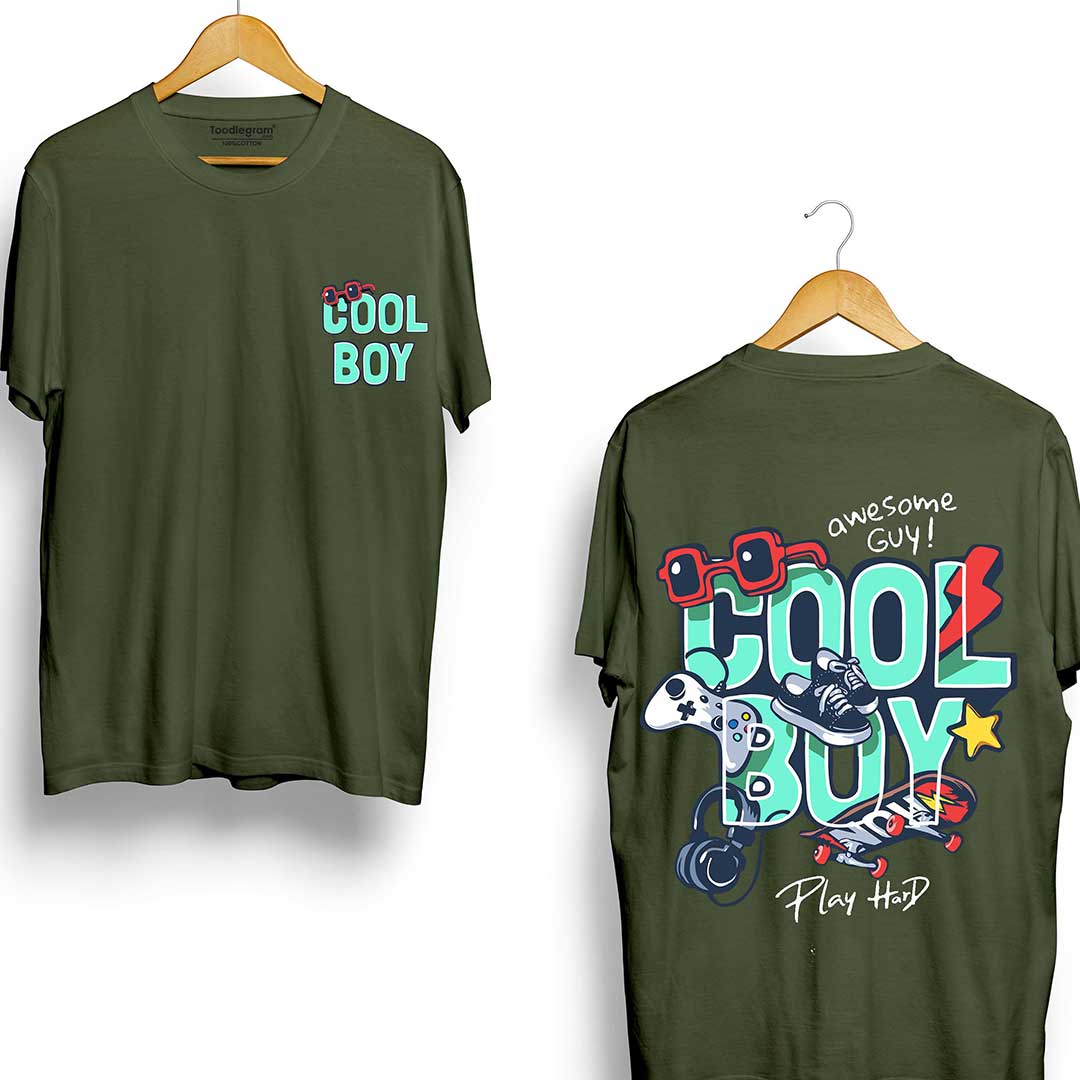 cool boy plus size t shirt