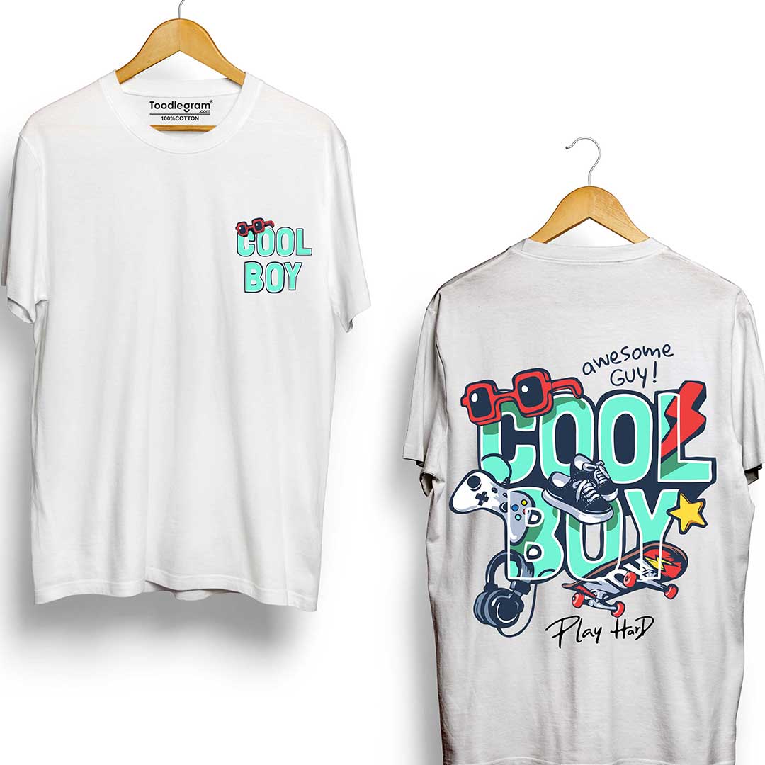 cool boy plus size t shirt