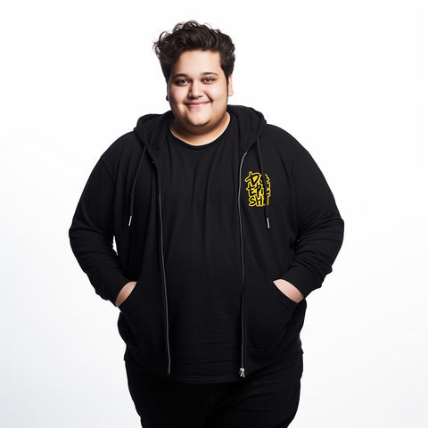 Do Epic Shit Zipper Plus Size Hoodie