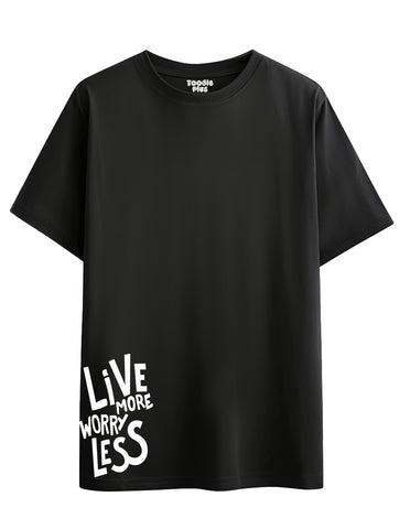 Live more worry less Plus Size T-shirt
