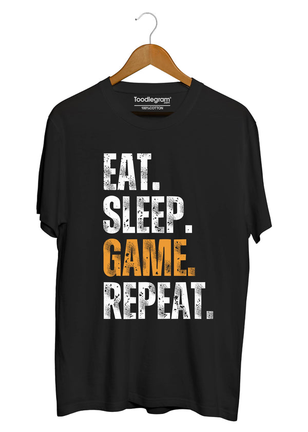 Eat Sleep Game Repeat Plus Size T-Shirt