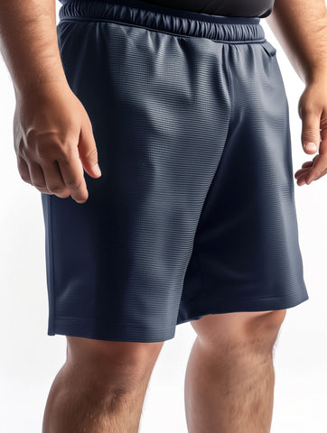 Navy Blue Ultra Soft Plus Size Shorts