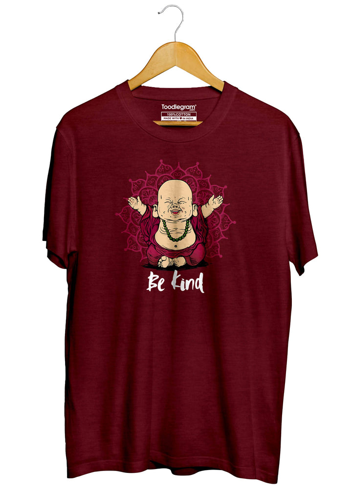 be kind buddha mens t shirt