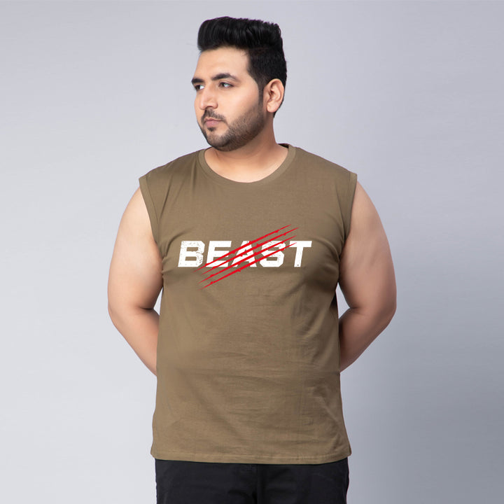 beast mode gym sleeveless vest
