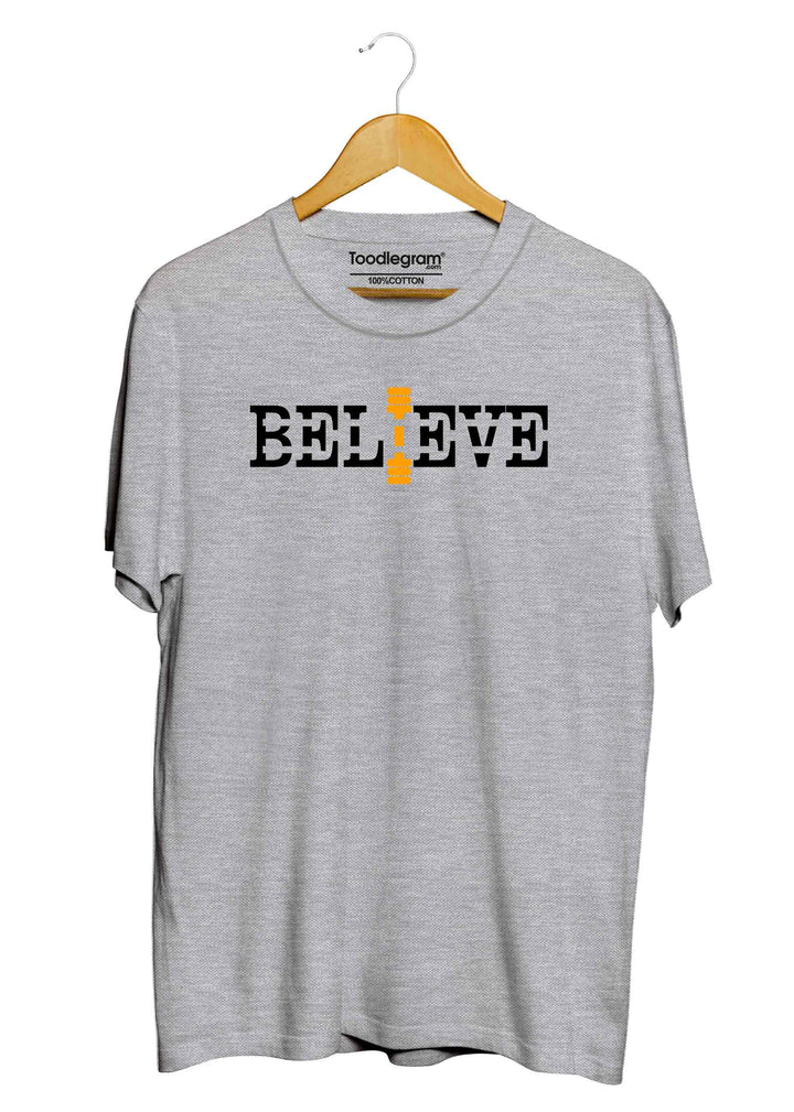 believe plus size t shirt
