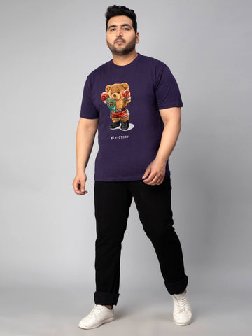 Fighter Bear Plus Size T-Shirt