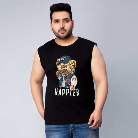 Happier Bear Sleeveless Vest