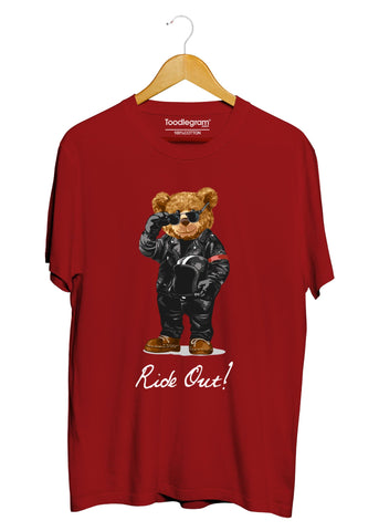 Rider Bear Plus Size T-Shirt